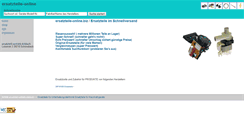 Desktop Screenshot of ersatzteile-online.biz